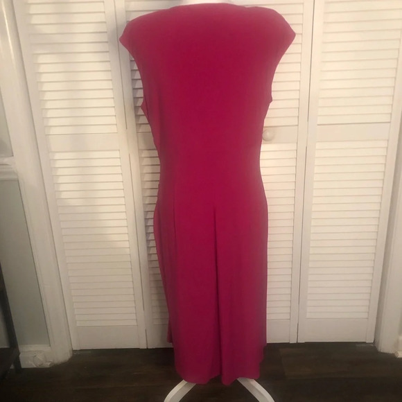 Lauren Ralph Lauren Women’s Pink Fitted Dress Size 12 - Picture 4 of 11